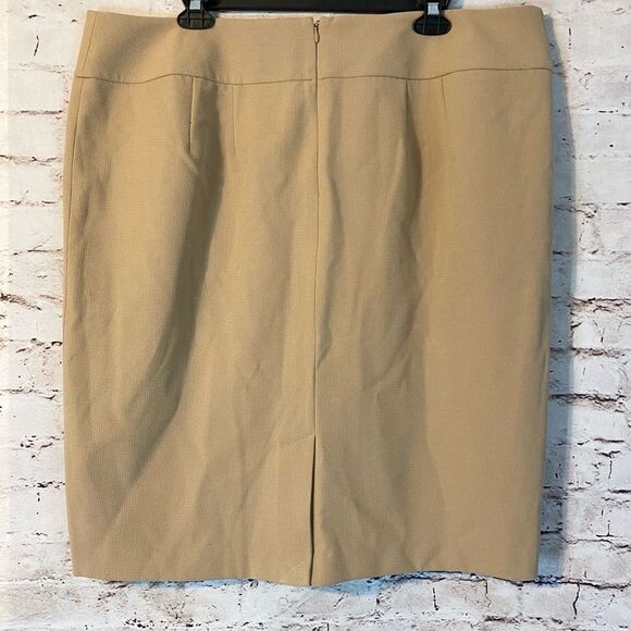 Lane Bryant Suit Separates Skirt Jacket NWT Camel Tan Knee Length Size 20 - Picture 10 of 12